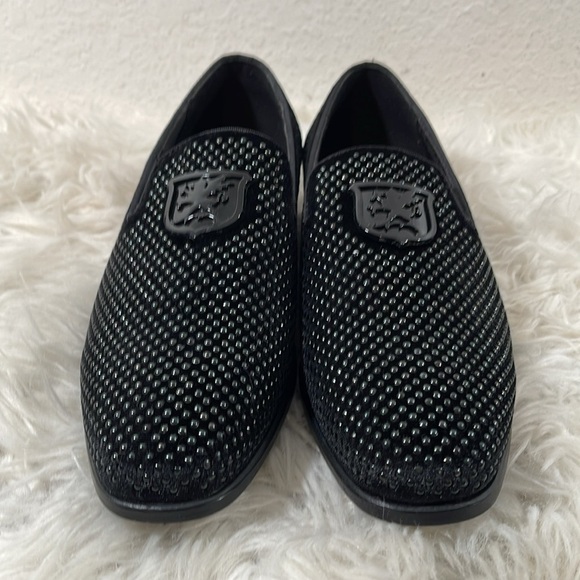 STACY ADAMS Men\'s Swagger Studded Ornament Slip-on Loafer Size 7 NEW main image 9